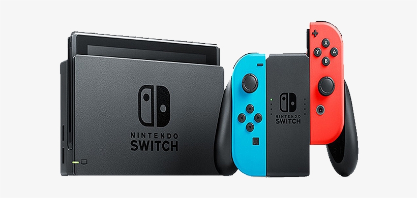 Nintendo Switch Console Swi Neon - Nintendo Switch Console Neon, transparent png download