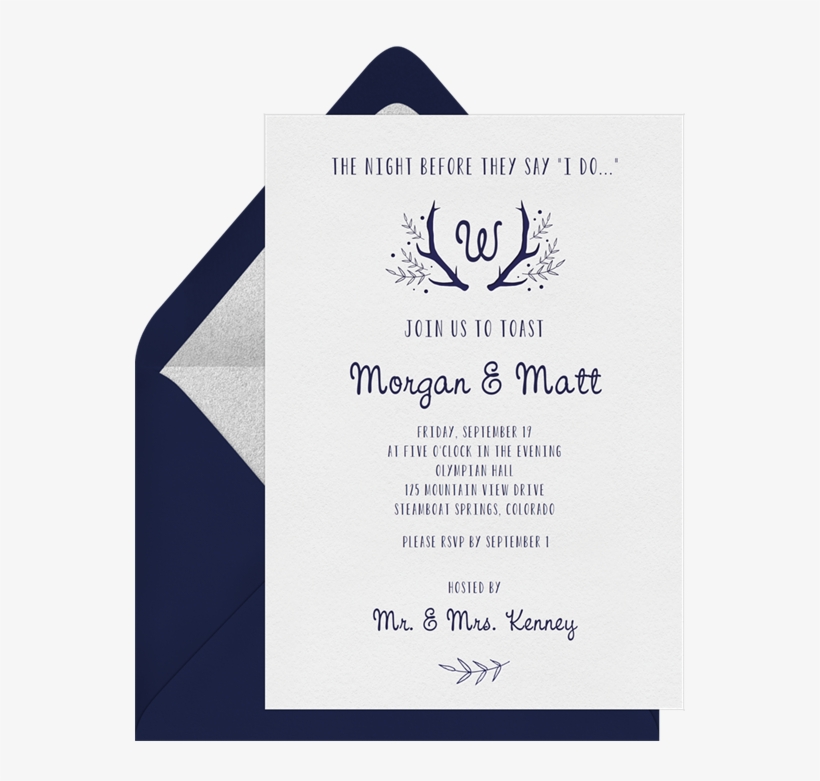 Png Antlers Png For Free Download On - Wedding Invitation, transparent png download