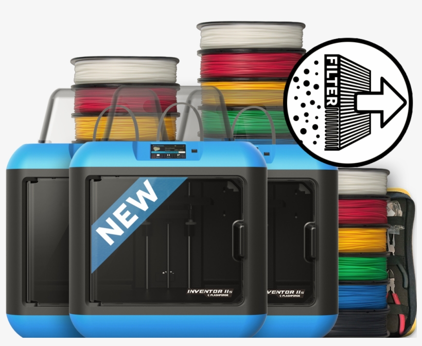 Flashforge 3d Printer Melbourne Australian Schools - Flashforge Inventor 2 Specs, transparent png download