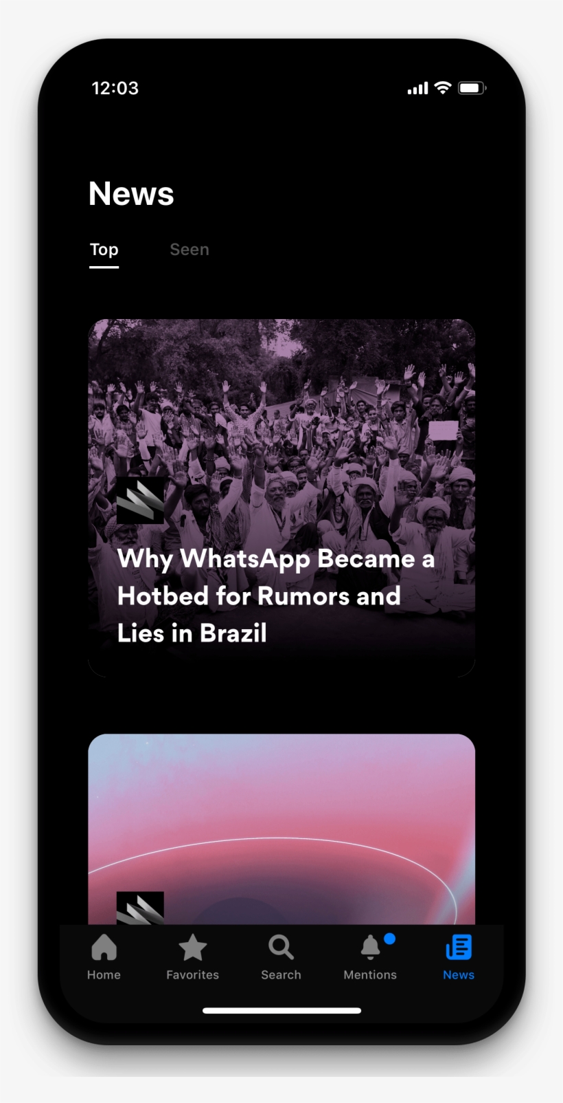 Birdie Curates The Best Articles From Your Timeline - Smartphone, transparent png download