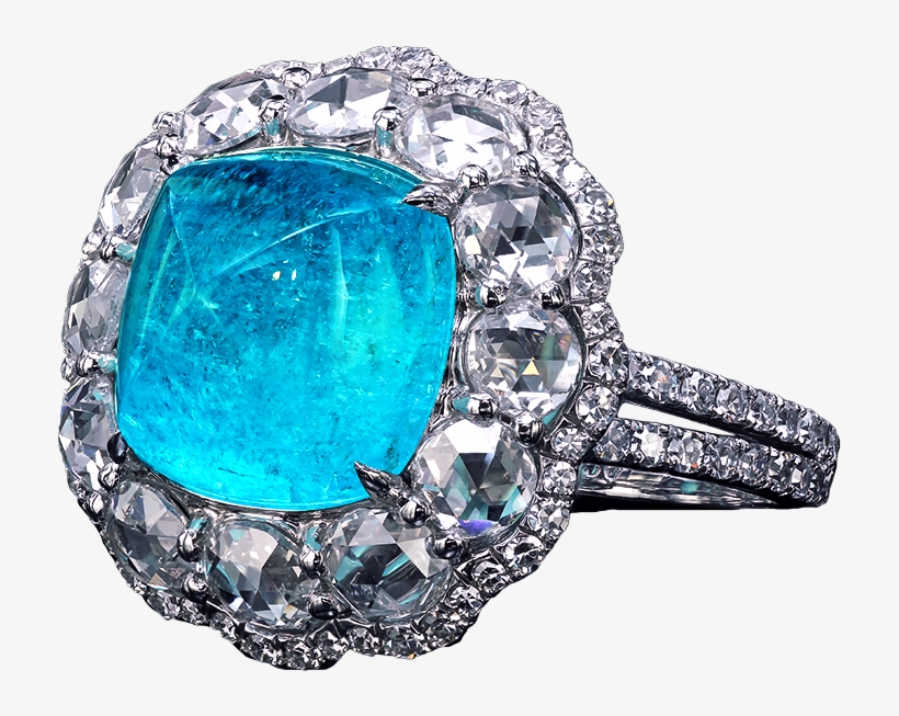 Leon Mege Paraiba Ring R4238 - Diamond, transparent png download