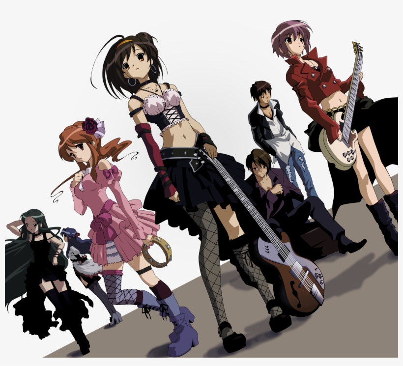 Bakgrundsbilder Id - - Melancholy Of Haruhi Suzumiya Band, transparent png download