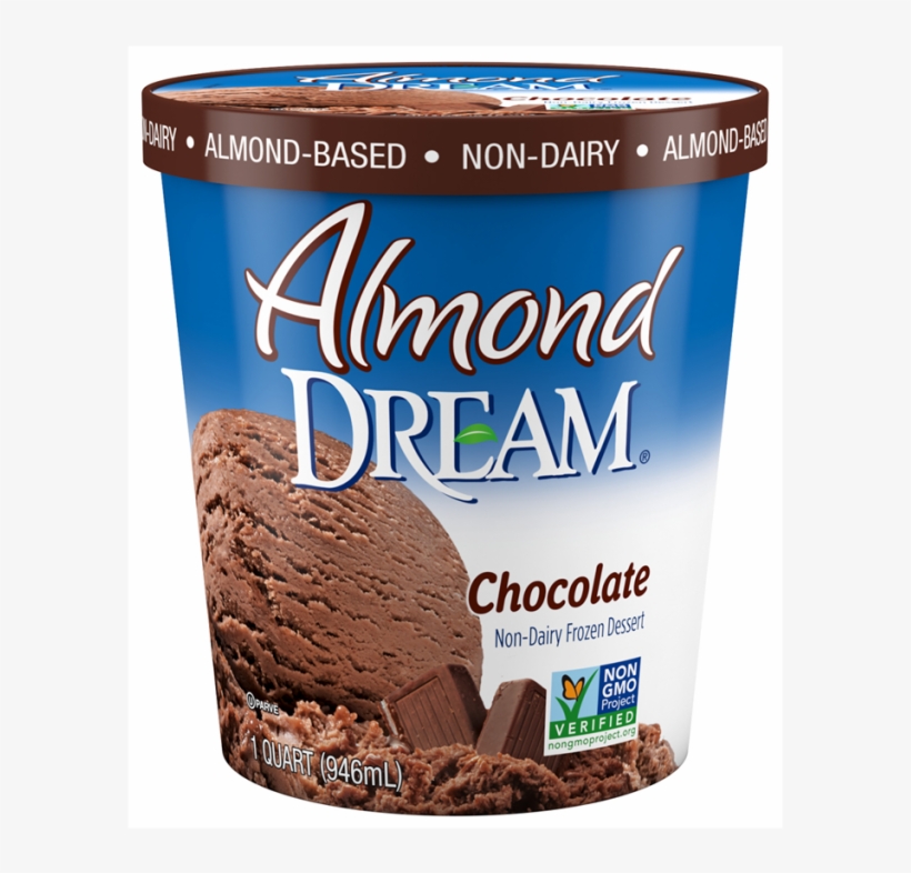 Almond Chocolate Ice Cream, transparent png download