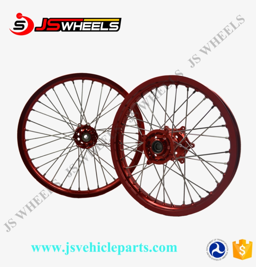 Cr 250 Motorcycle Colored Aluminum Alloy Wheels - Js Wheels, transparent png download