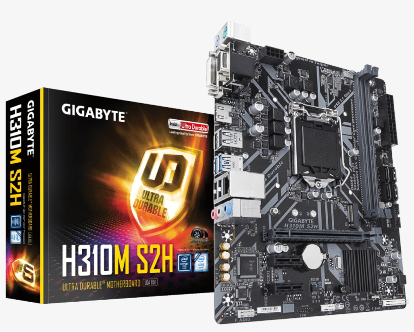 217771-2 - Gigabyte Ga H310m S2p, transparent png download