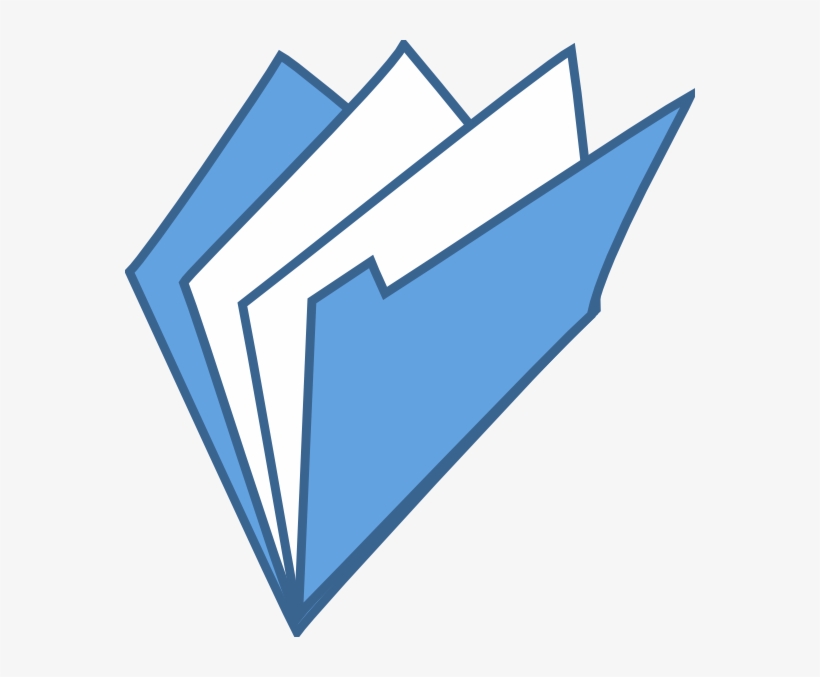 How To Set Use Open Folder Blue Svg Vector, transparent png download