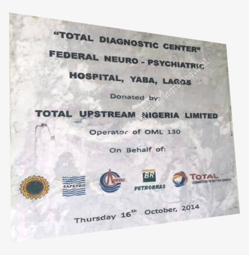 Best Marble Plastic Aluminium Plate Signs Engraving - Commemorative Plaque, transparent png download