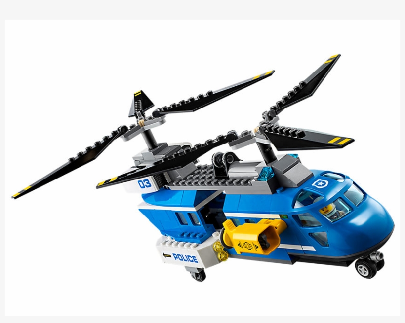 Lego City Mountain Arrest - Đồ Chơi Máy Bay Trực Thăng 2 Cánh Quạt, transparent png download