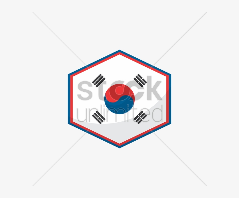South Korea Flag Icon V矢量图形 - Kick American Football, transparent png download