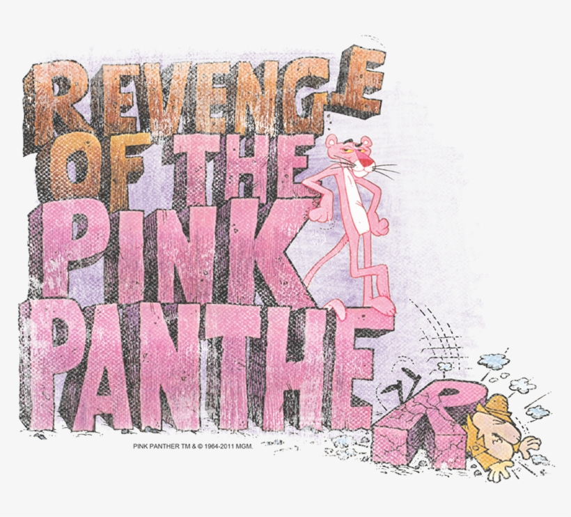 Pink Panther Revenge Youth T Shirt - Illustration, transparent png download