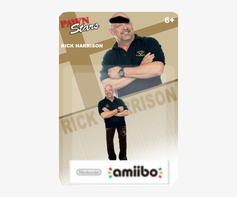 Rick Harrison Png - Amiibo, transparent png download