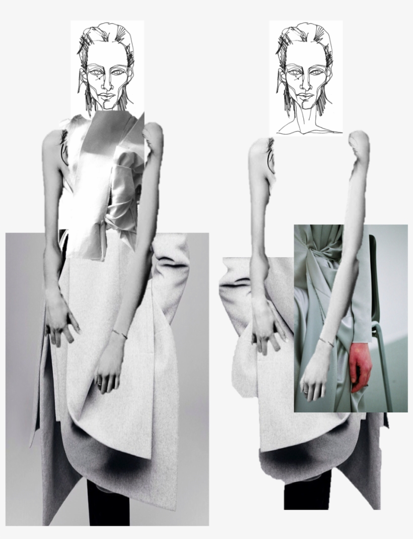 Image Library Amazingly Creative Collages Pinterest - Sketchbook Design Development Fashion, transparent png download