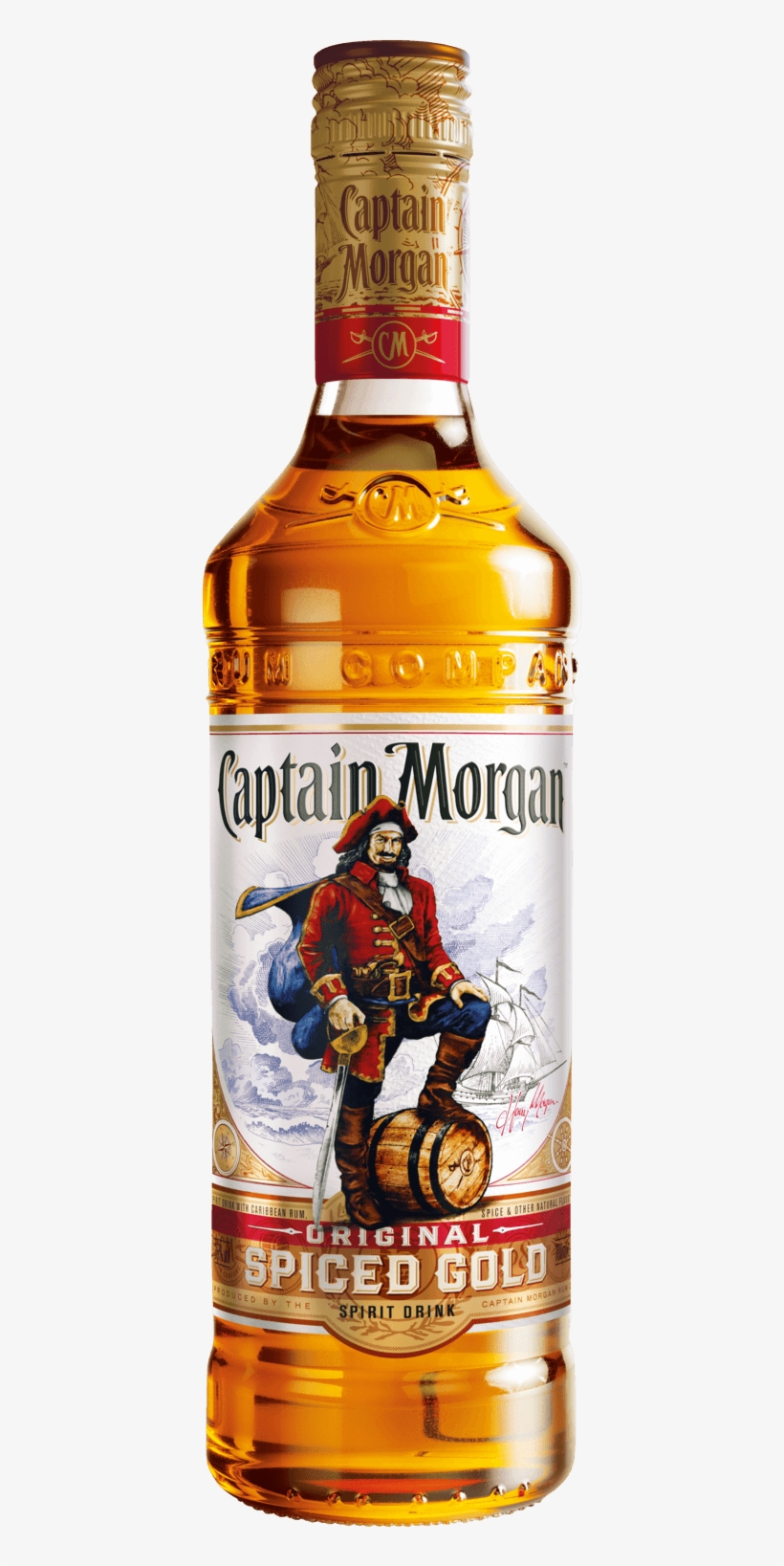 Captain Morgan Spiced Gold, transparent png download