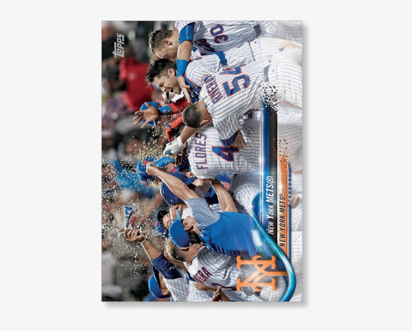 2018 Topps Baseball Series 2 New York Mets - Crowd, transparent png download