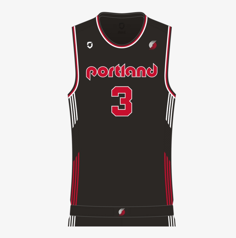 portland trail blazers away jersey