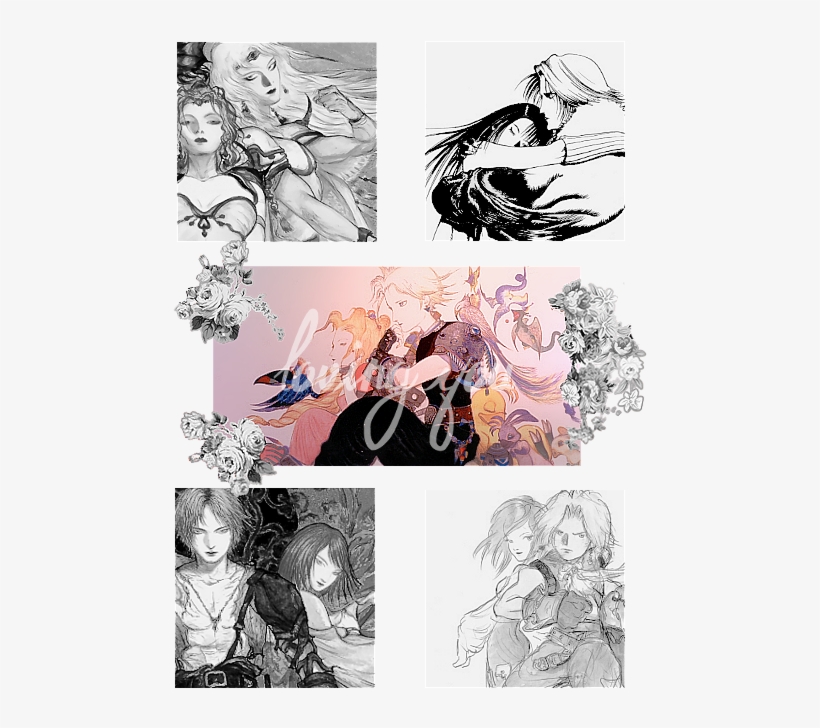 Squall X Zidane Photo - Illustration, transparent png download