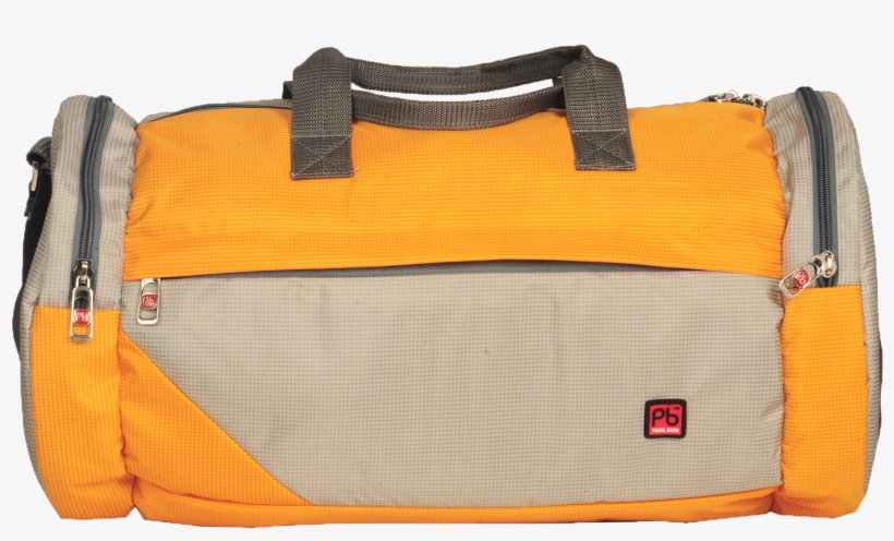 Saffron Duffle Front View - Messenger Bag, transparent png download