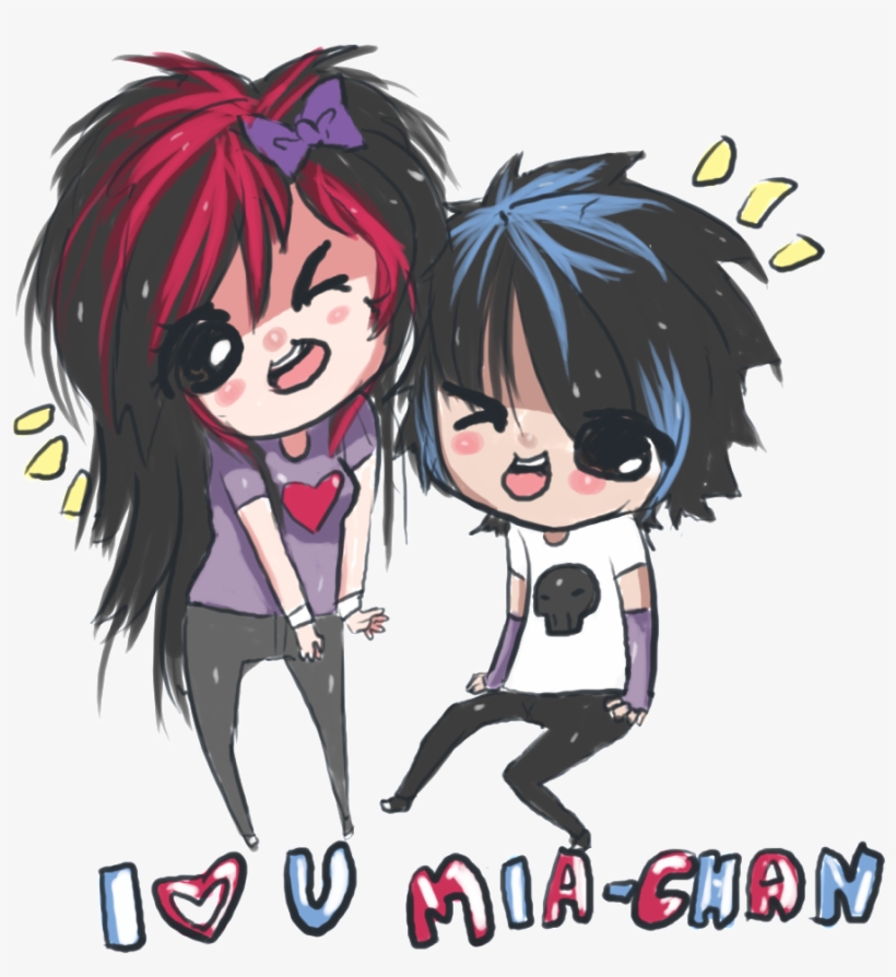 Best Friends Chibi Photo - Emo Scene Png, transparent png download
