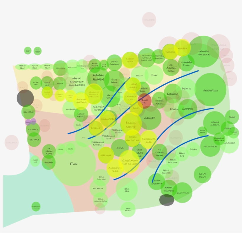 The Highlighted Circles Are Trees I Plan On Planting - Circle, transparent png download