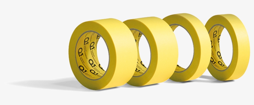 Yellow Colored Masking Tape - Packing Materials, transparent png download