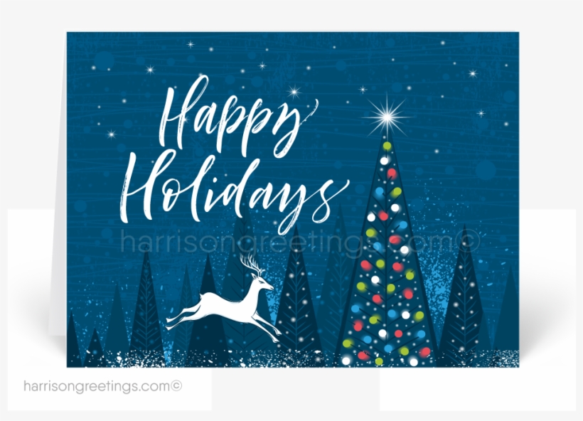 Modern Retro Greeting Harrison - Happy Holidays Greeting, transparent png download