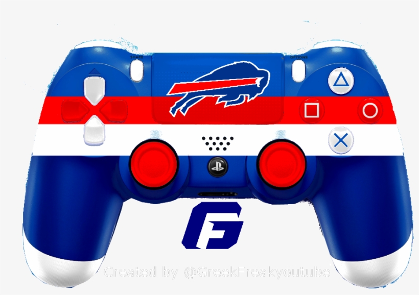 Check Out All My Nfl Ps4 Controller Concept Buffalo - Buffalo Bills, transparent png download