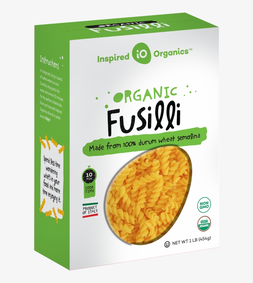 Fusilli - Inspired Organic Pasta, transparent png download