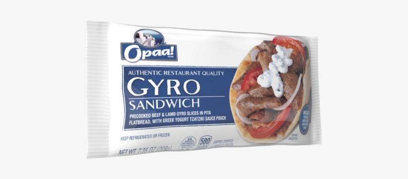 Grecian Delight Premade Gyro Sandwich 12 Per Case - Gyro Sandwich, transparent png download