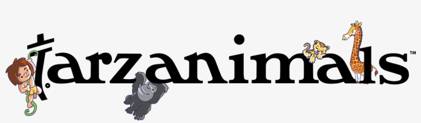 Tarzan, Jane And Their Beloved Animal Friends Are Featured - Illustration, transparent png download