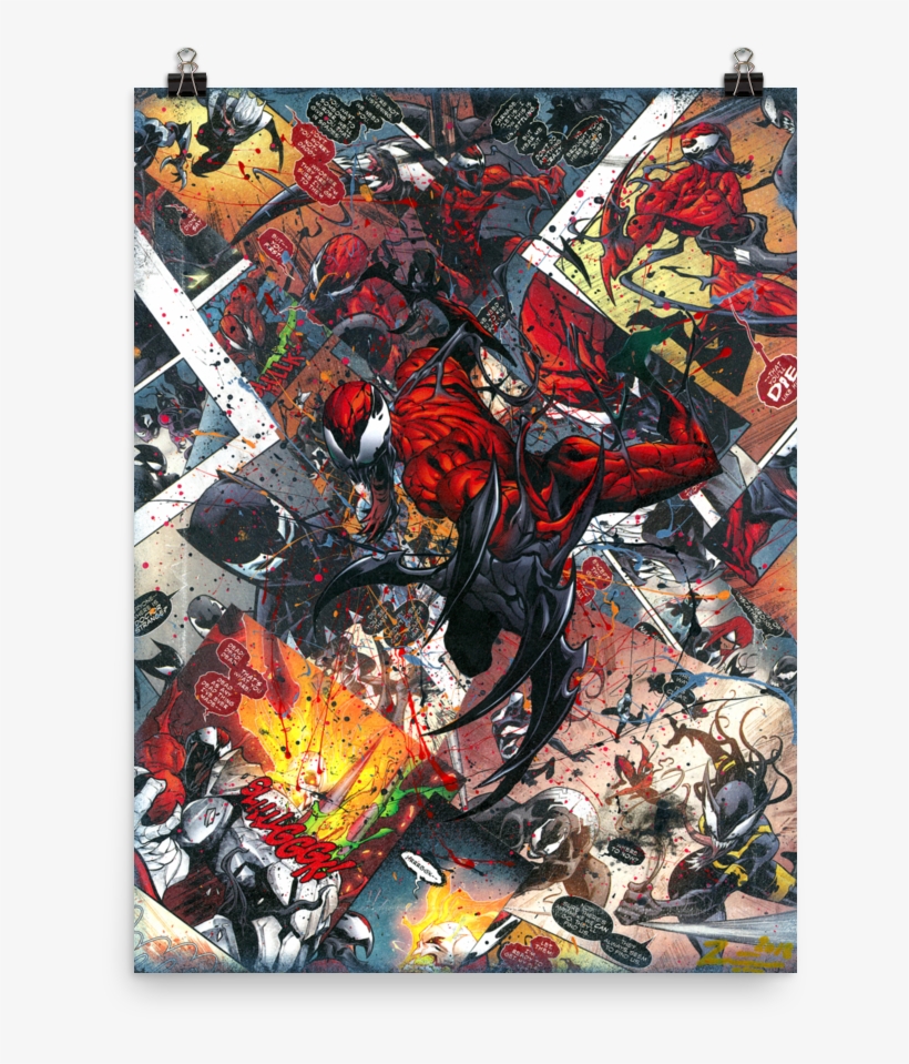 Carnage Canvas Collage Reproduction Print - Modern Art, transparent png download