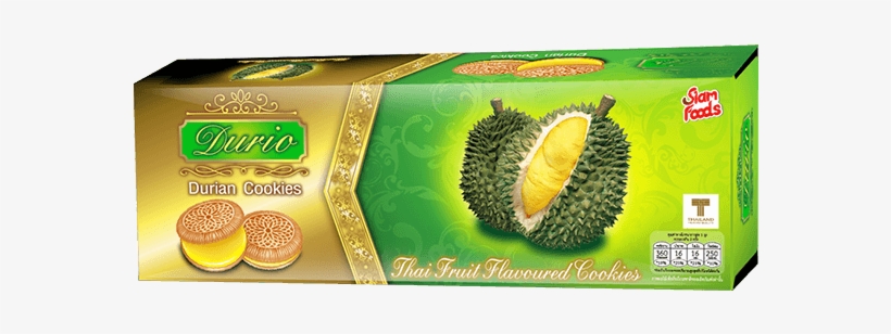 Butter Cookie With Durian Favoured Cream Durio Brand - Durian, transparent png download