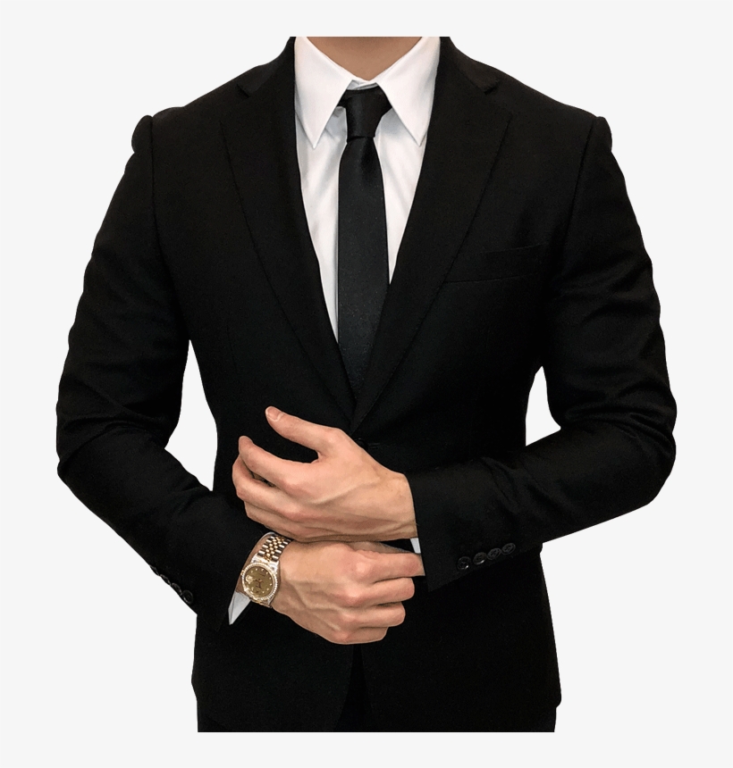 Black Business Suit - Tuxedo, transparent png download