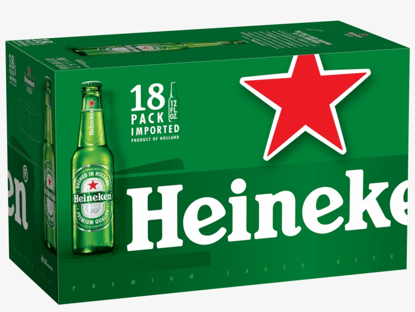 Heineken 18pk Bottles - Heineken, transparent png download