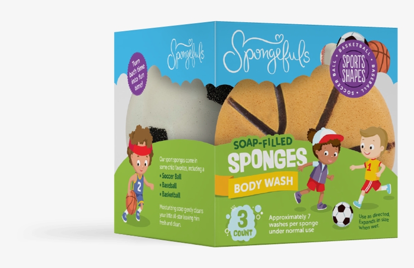 Spongefuls - Sport Shapes - Poster, transparent png download