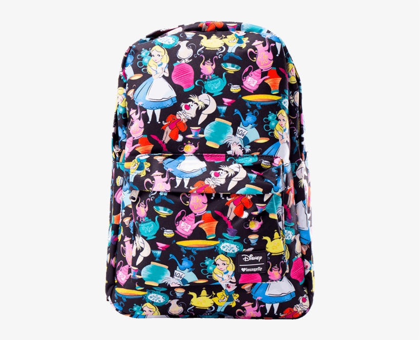 Alice In Wonderland Tea Party Loungefly Backpack - Loungefly Backpack Alice In Wonderland, transparent png download