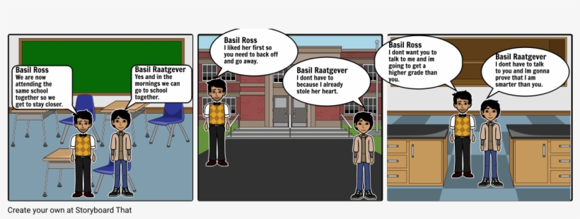 Two Boys Named Basil - Comics, transparent png download