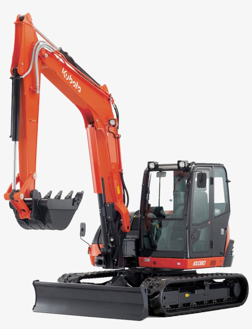 8 Ton Utility Class Excavator - Digger Kubota 8 Ton, transparent png download