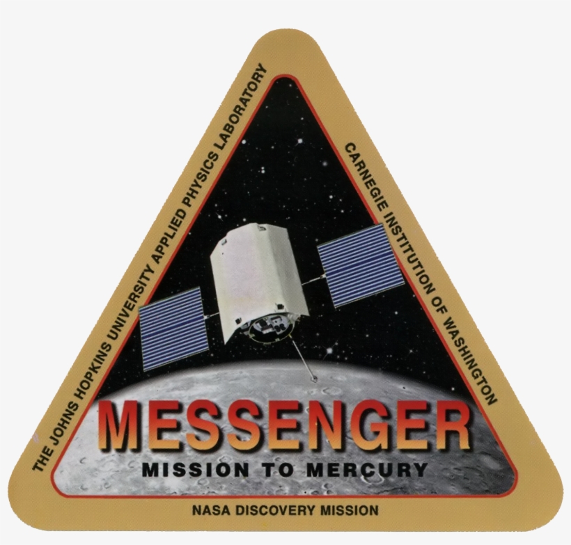 Messenger Mission Emblem - Mercury Space Missions Messenger, transparent png download