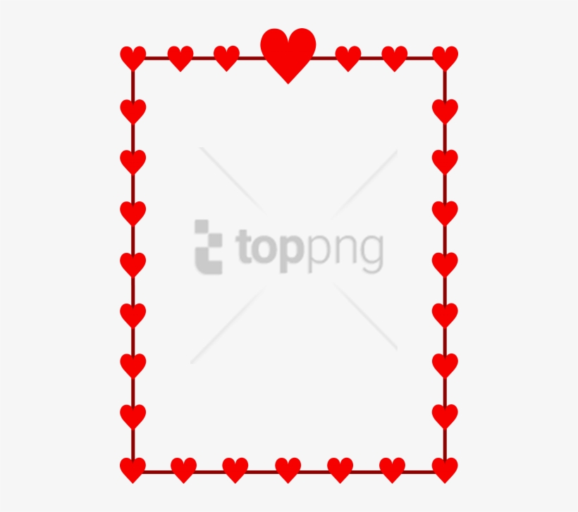 Free Png Valentines Day Border Png Image With Transparent - Valentines Day Border Clip Art, transparent png download