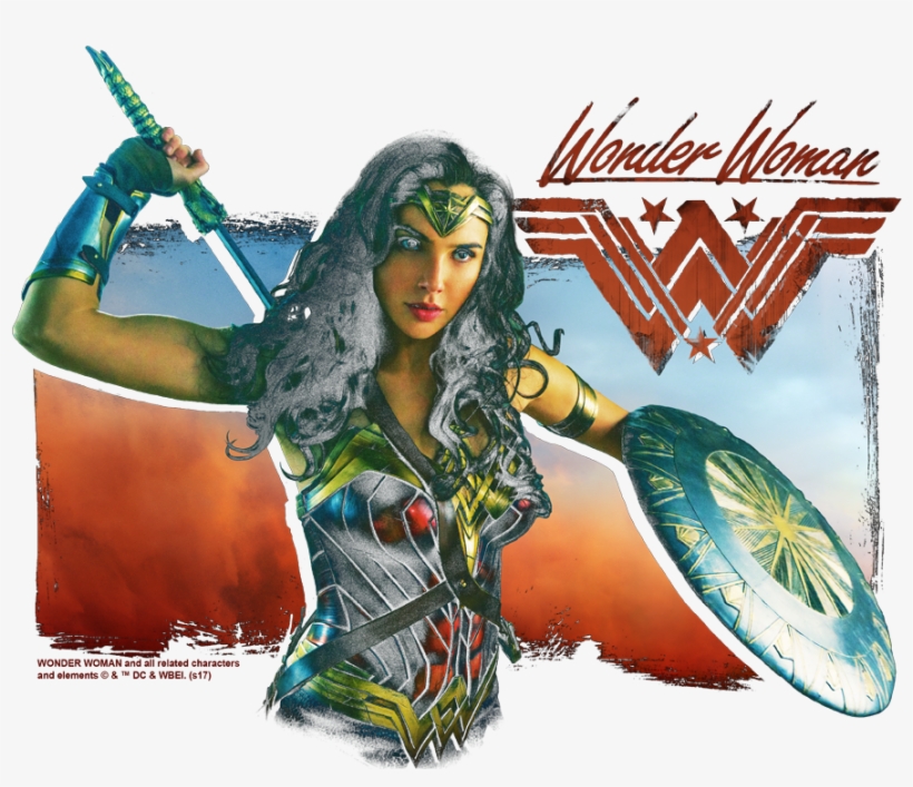 Wonder Woman Warrior Woman Pullover Hoodie - Illustration, transparent png download