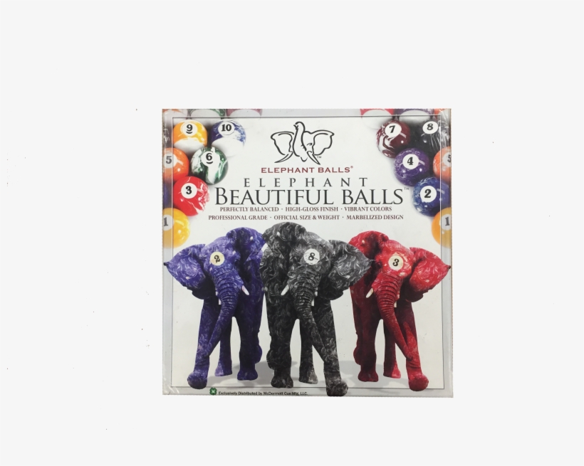 Elephant Beautiful Balls - Elephant Pool Ball, transparent png download