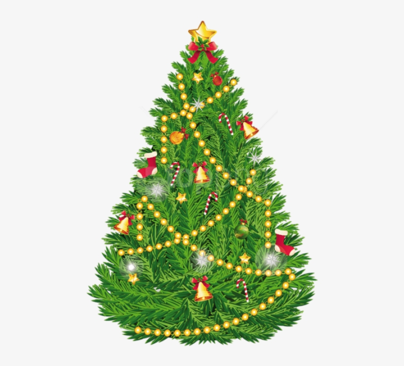 Free Png Transparent Christmas Tree Png - Christmas Tree With Presents Vector, transparent png download