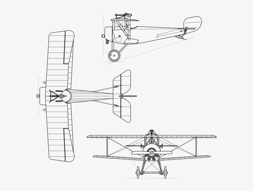 Nieuport 11 "bébé" - Nieuport 11 3 View, transparent png download