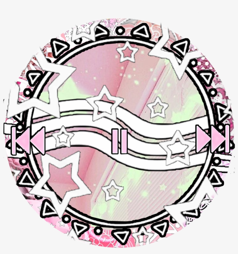 Icon Pinkicon Iconbackground Icons Circle Pause Play - Circle, transparent png download