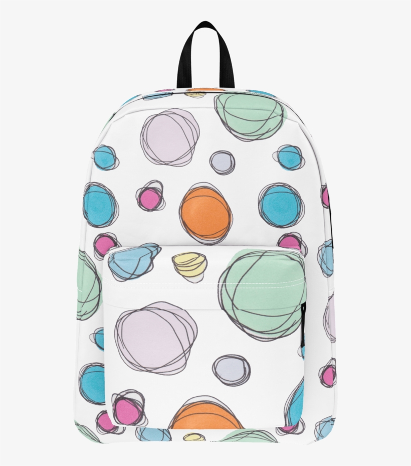 Scribble Dots Backpack - Garment Bag, transparent png download