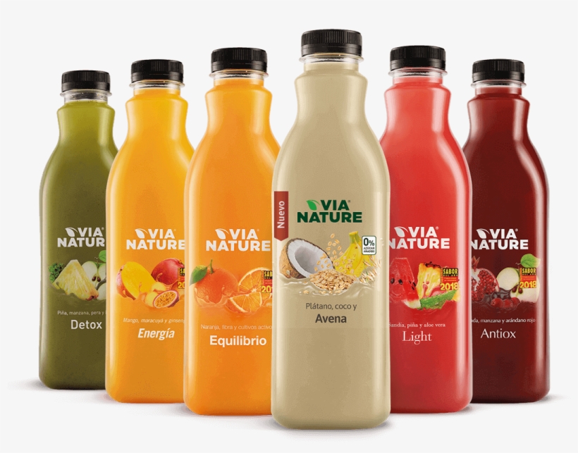 Descubre Los Zumos Naturales De Via Nature - Via Nature, transparent png download
