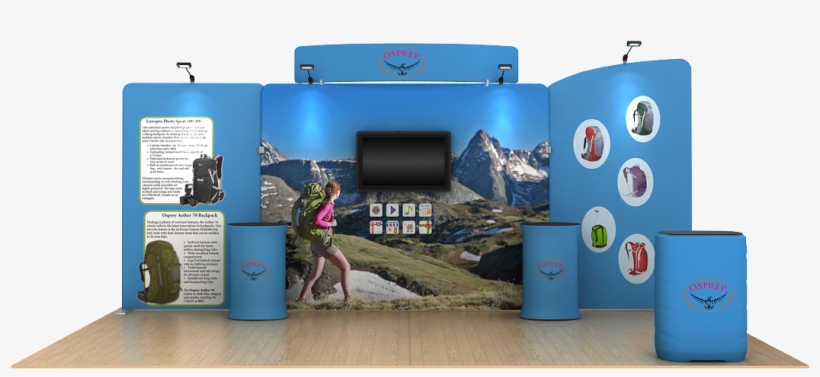 20' Osprey Waveline Media Display - Electric Fan, transparent png download