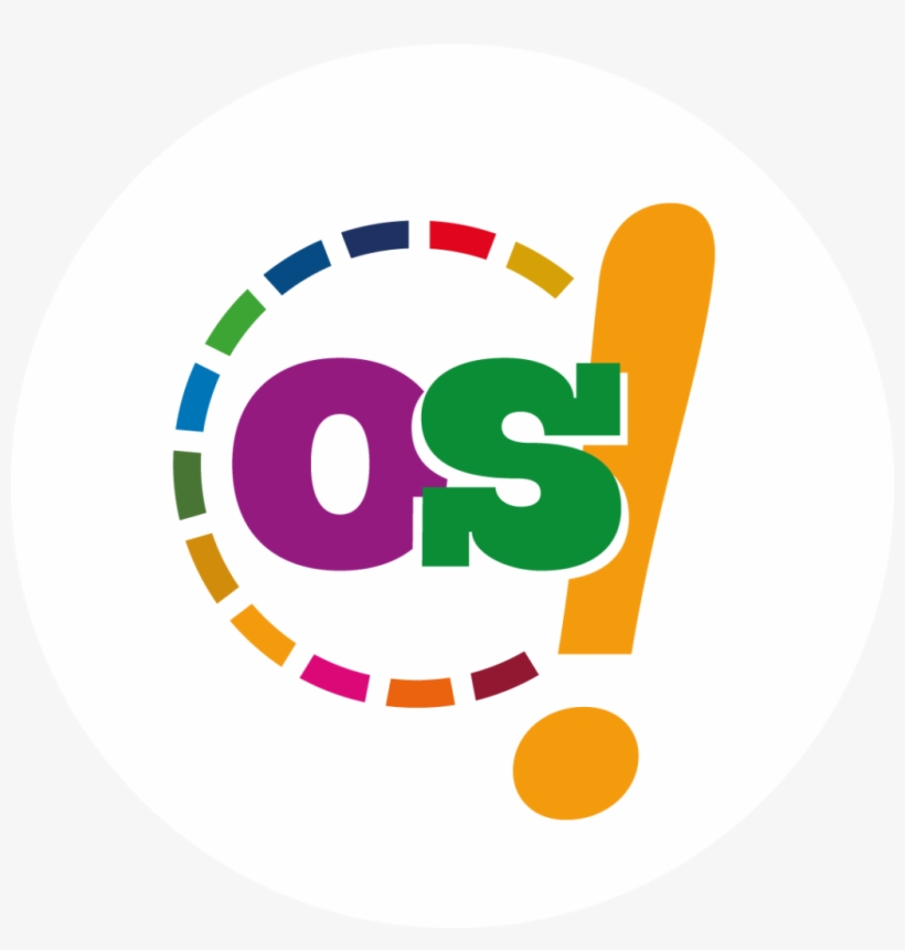 Logo Os Sobre Círculo Blanco Transparentedescargar - Circle, transparent png download