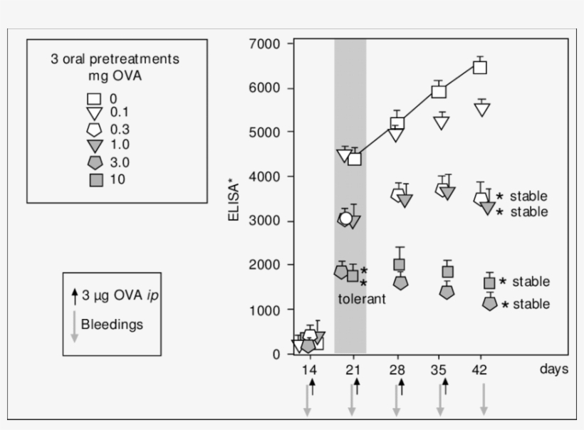 Effect Of Repeated Oral Exposures To Antigen On The - Diagram, transparent png download