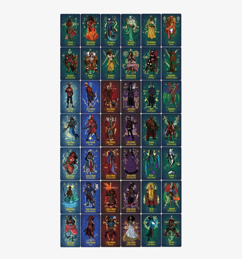 The Illustrations Depict Monroe's Experience In Professional - Vodou Tarot, transparent png download